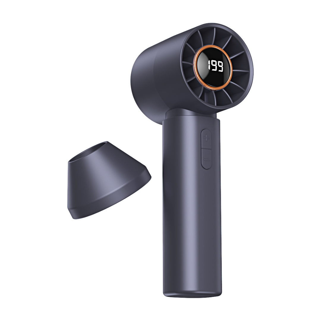 Ventilator turbo portabil cu afișaj LED