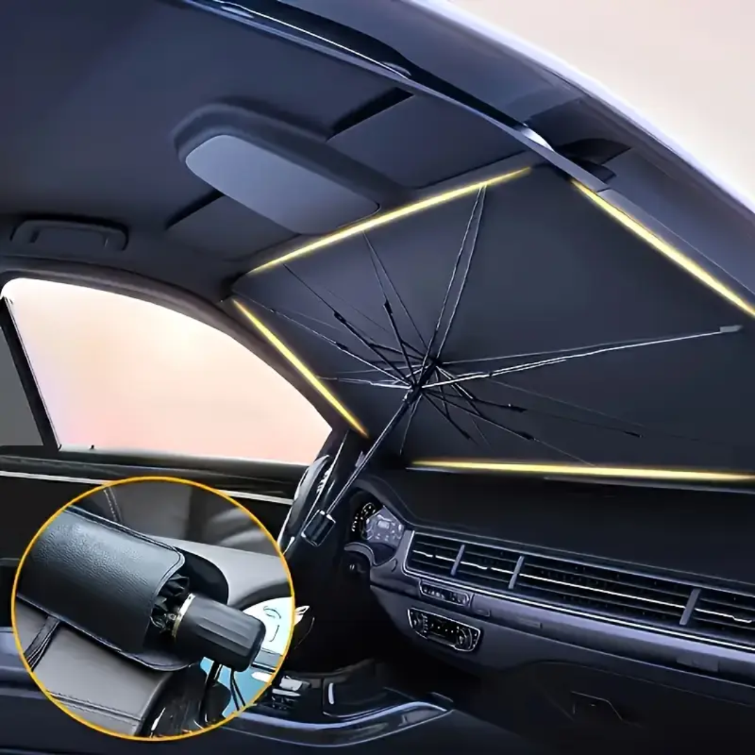 Umbrela auto pentru protectie solara si raze UV