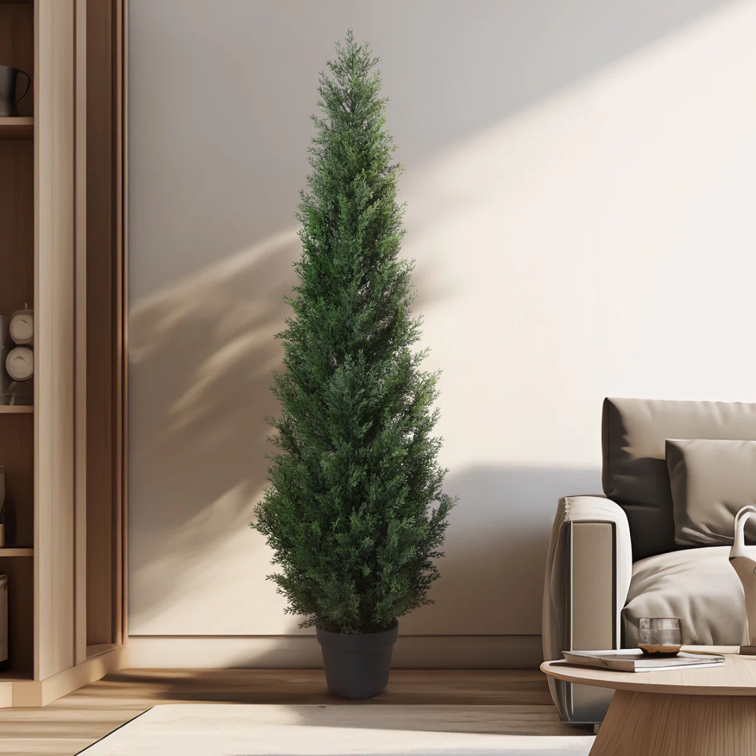Chiparos artificial 120 cm cu protecție UV
