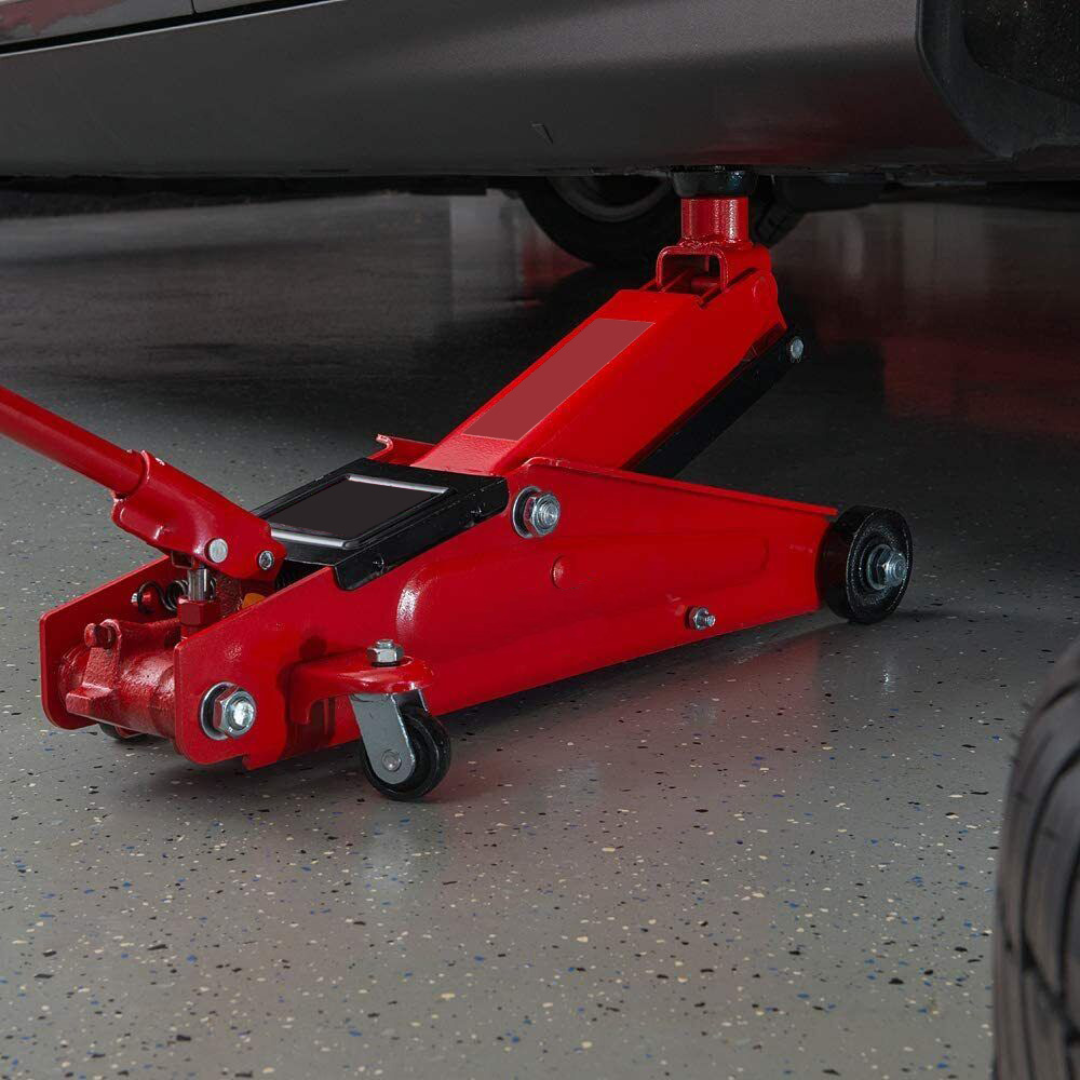 Cric hidraulic de podea 3T – profil redus