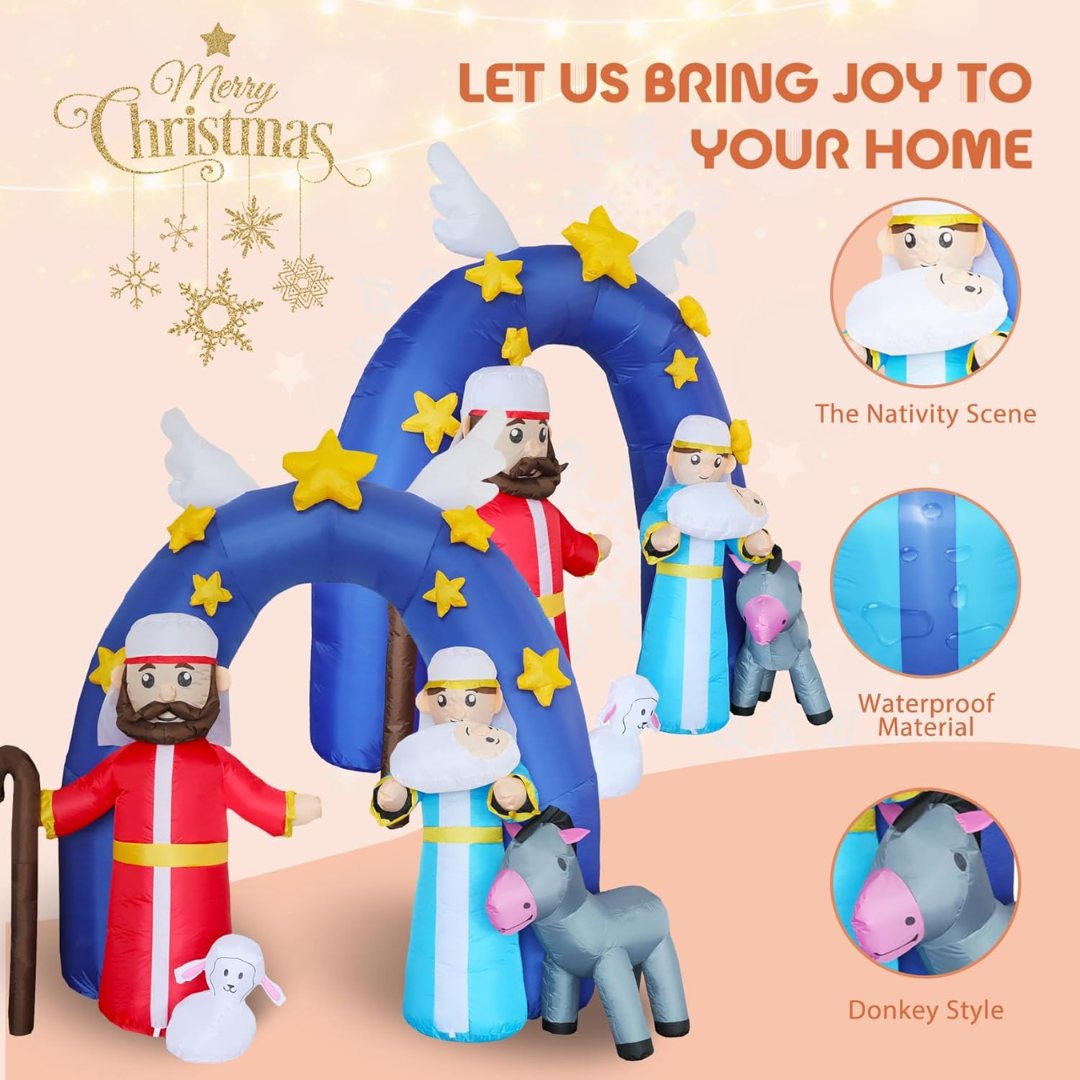 Puf de Crăciun - Perechi 2,4m