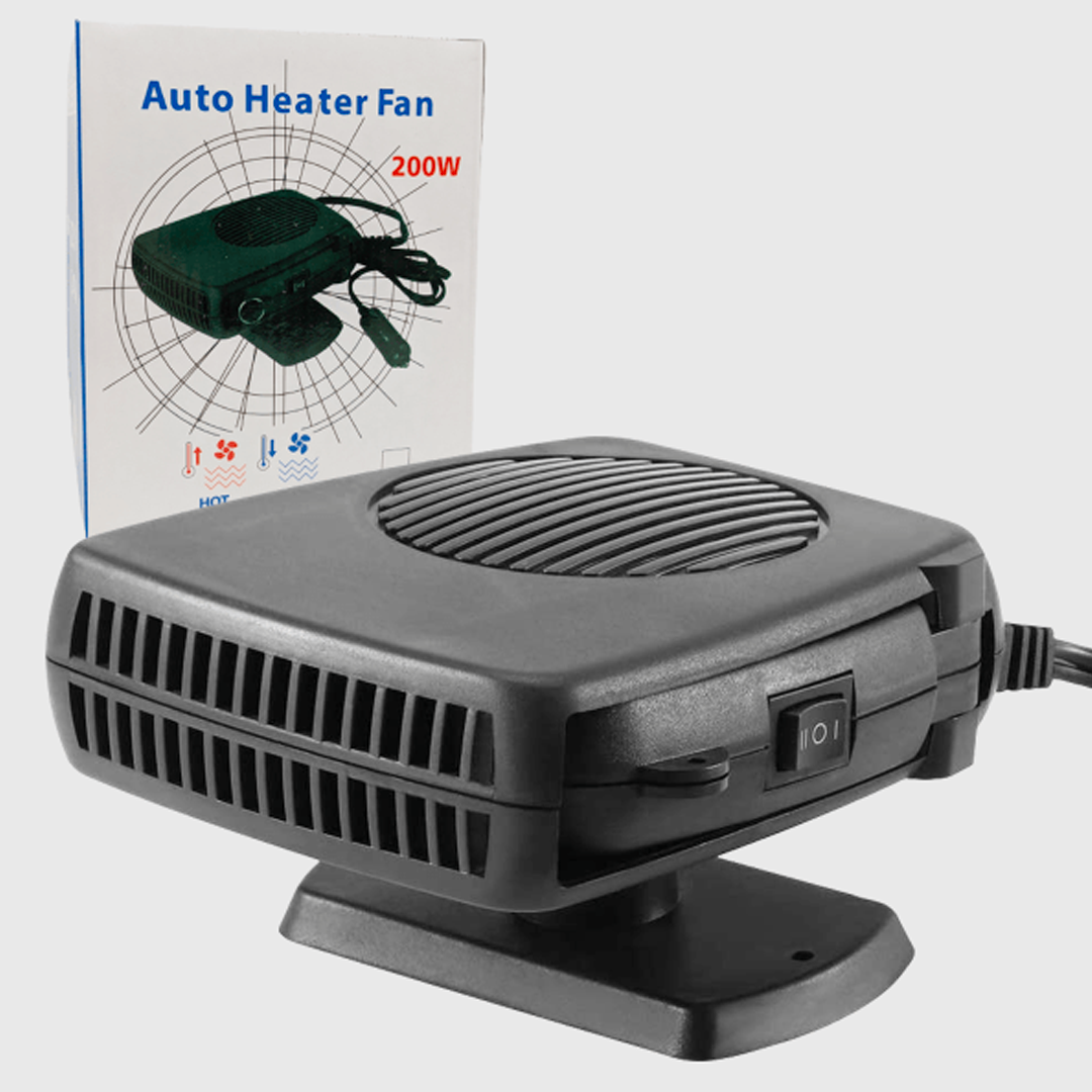 Încălzitor/ventilator auto 2 în 1 pentru sticlă-12 V