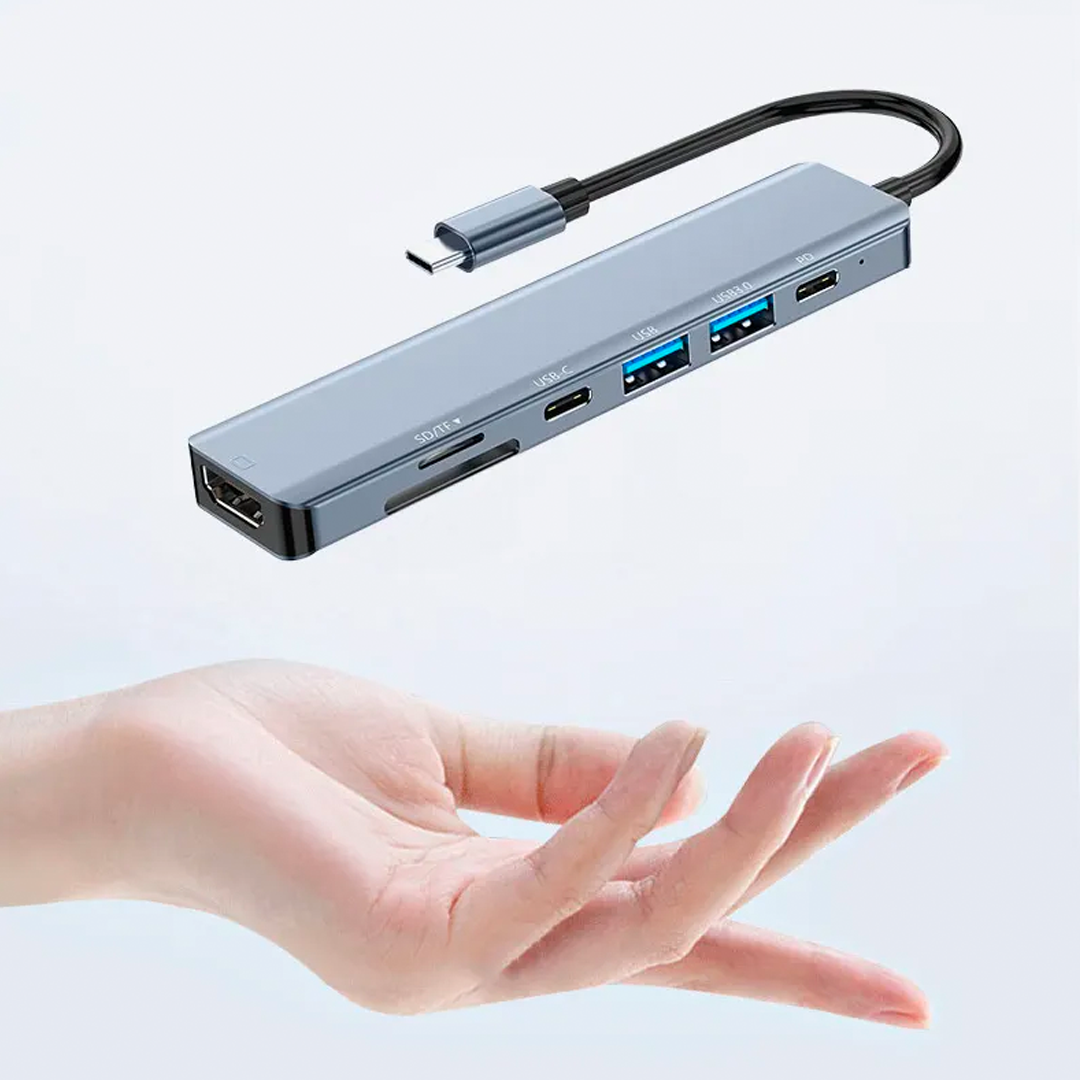 Hub USB multifuncțional 7-în-1