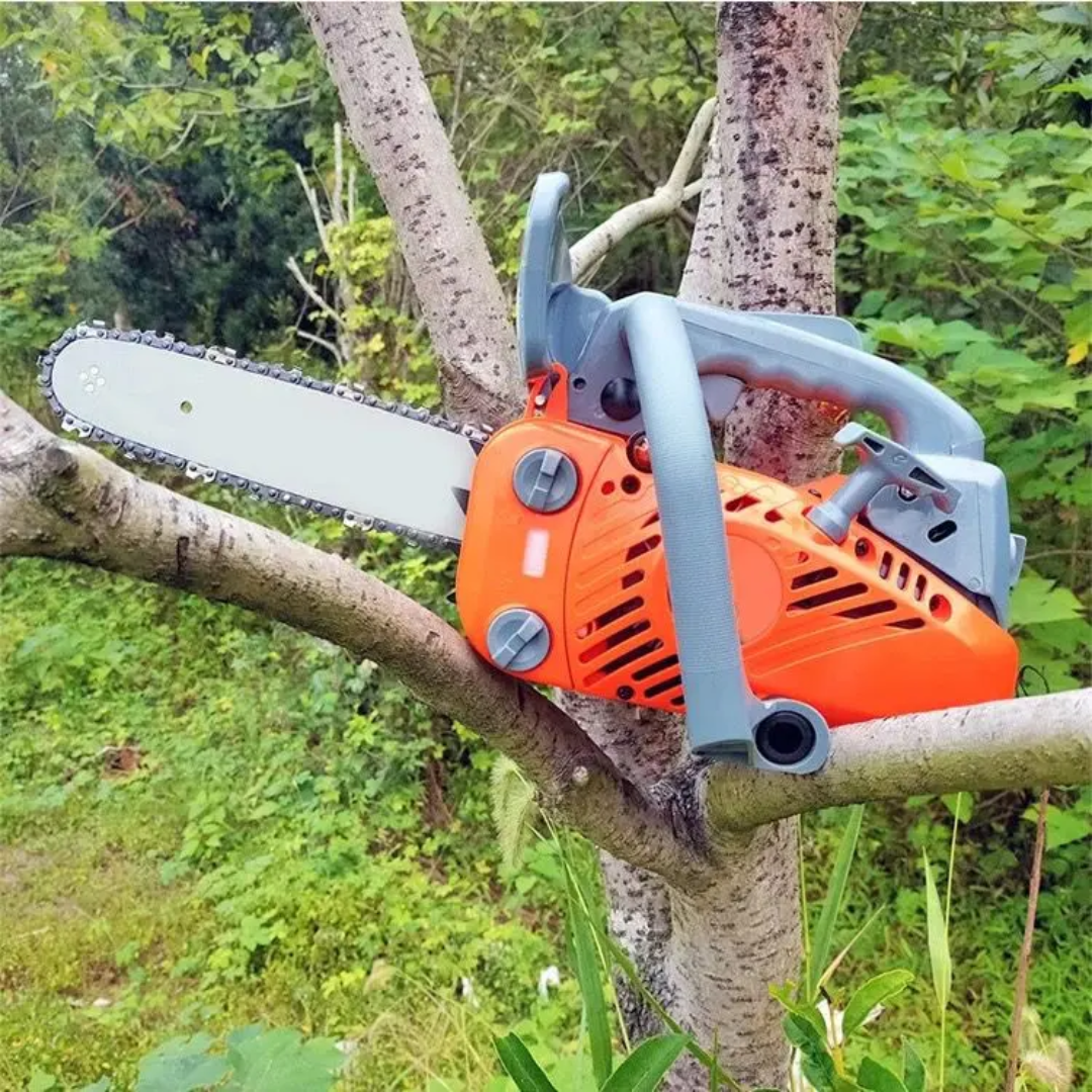 Mini ferăstrău cu lanț 4.2 cp cu ochelari de protecție și mănuși gratuite – Putere compactă în mâinile tale