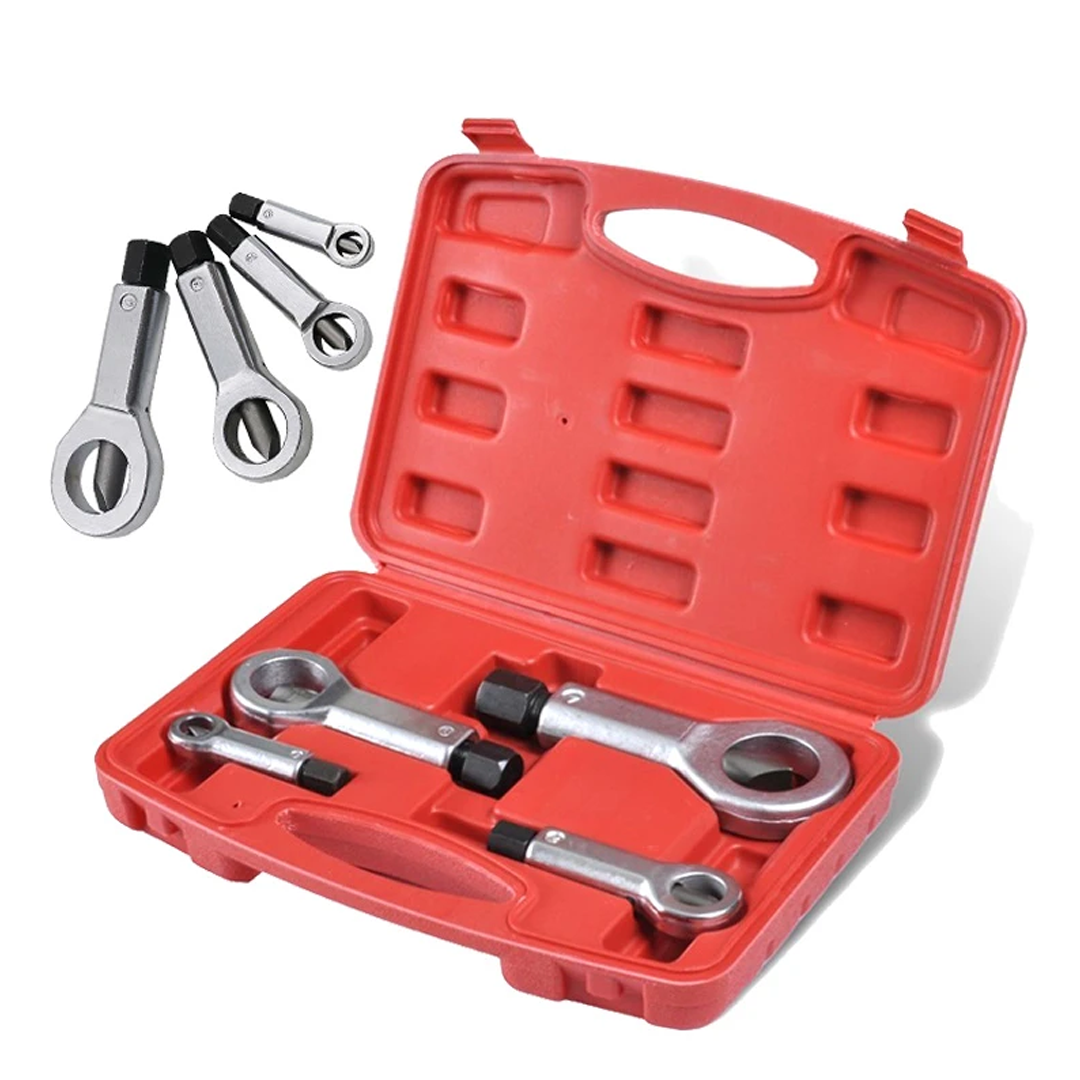 Kit de instrumente pentru îndepărtarea piulițelor din 4 piese 9mm-27mm