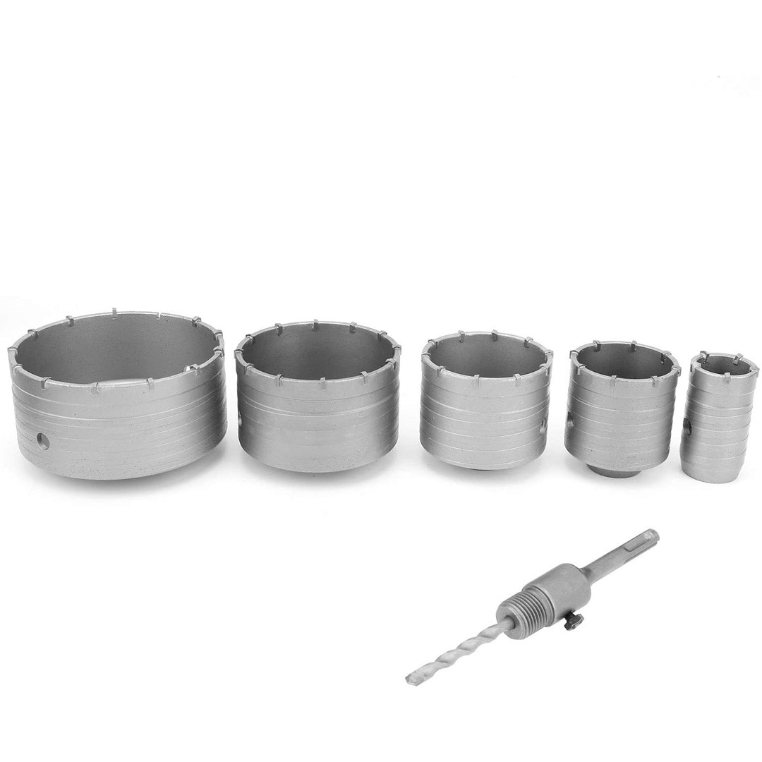 Burghie pentru beton: 125 mm, 100 mm, 80 mm, 65 mm, 40 mm