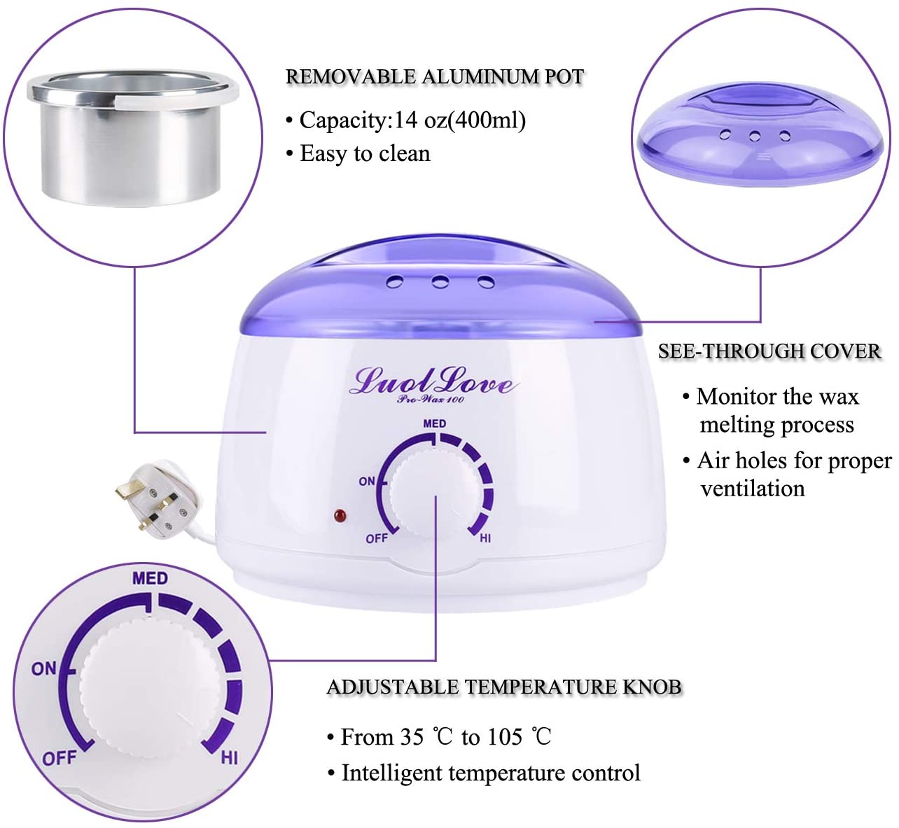 Încălzitor de ceară Pot-Wax100