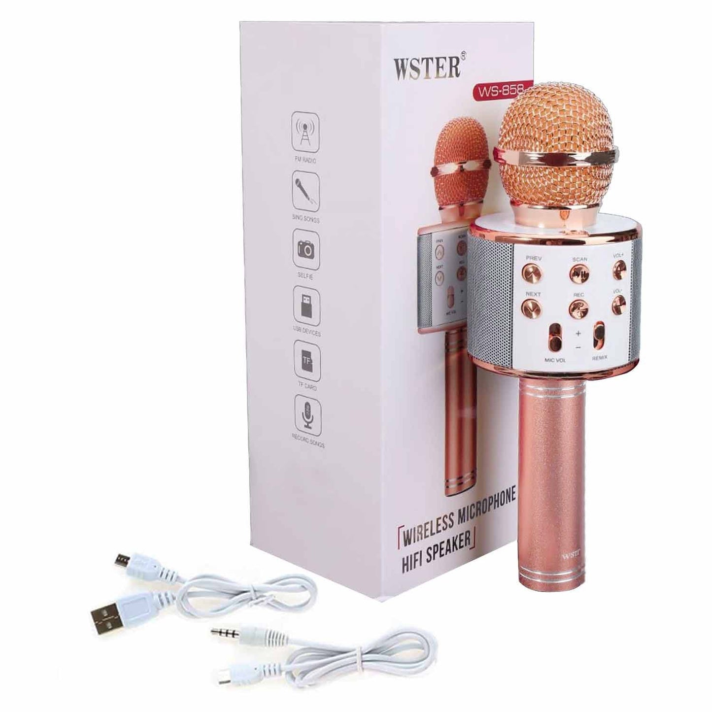 KARAOKE microfon și difuzor bluetooth