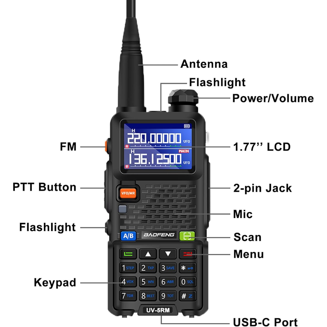 Baofeng UV-5RM – 10W Voki-Toki