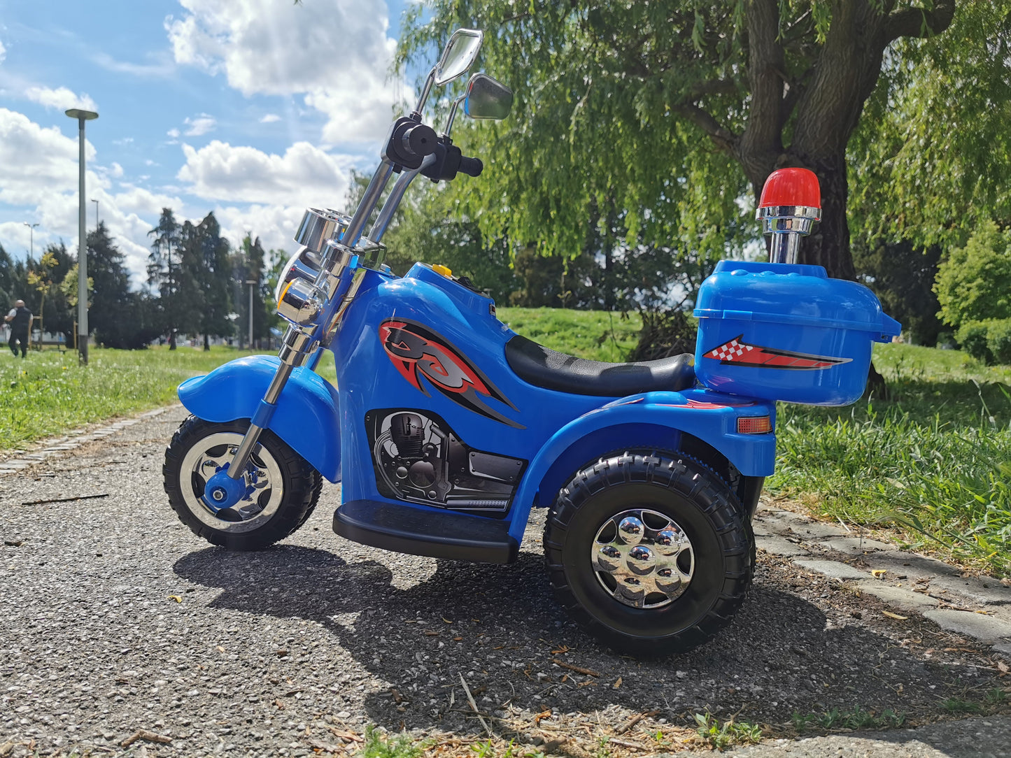 Motocicletă electrică de poliție pentru copii