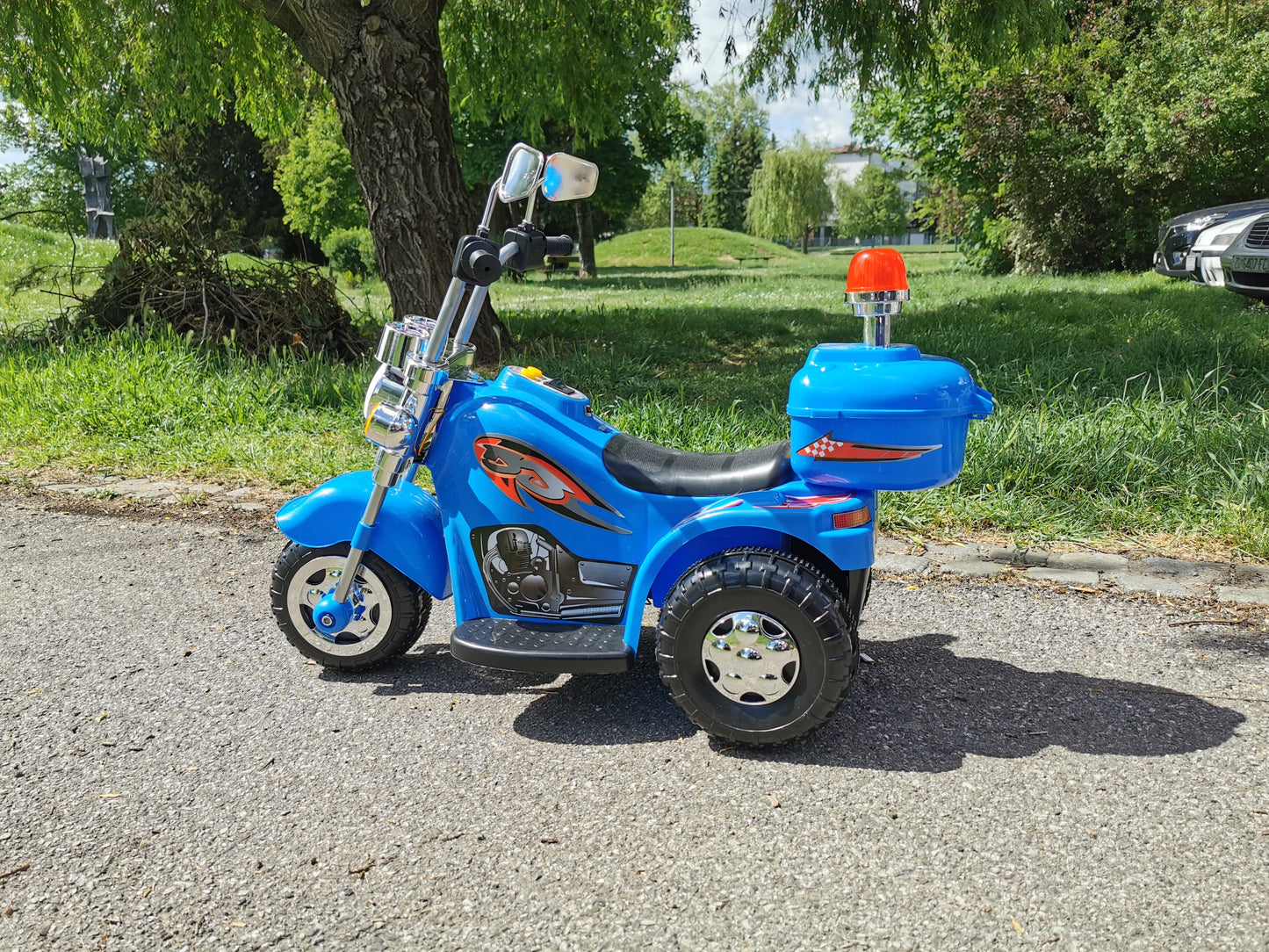Motocicletă electrică de poliție pentru copii