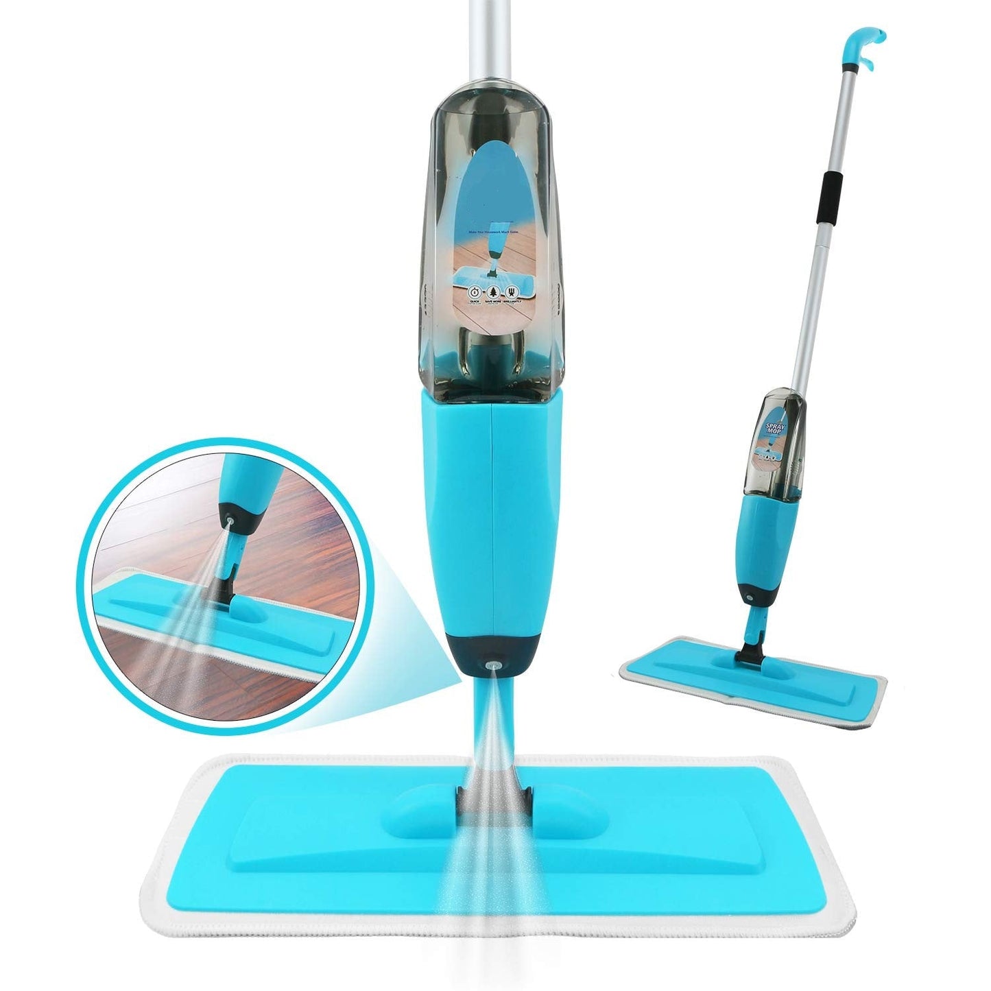 Mop inteligent cu cap rotativ la 360 de grade