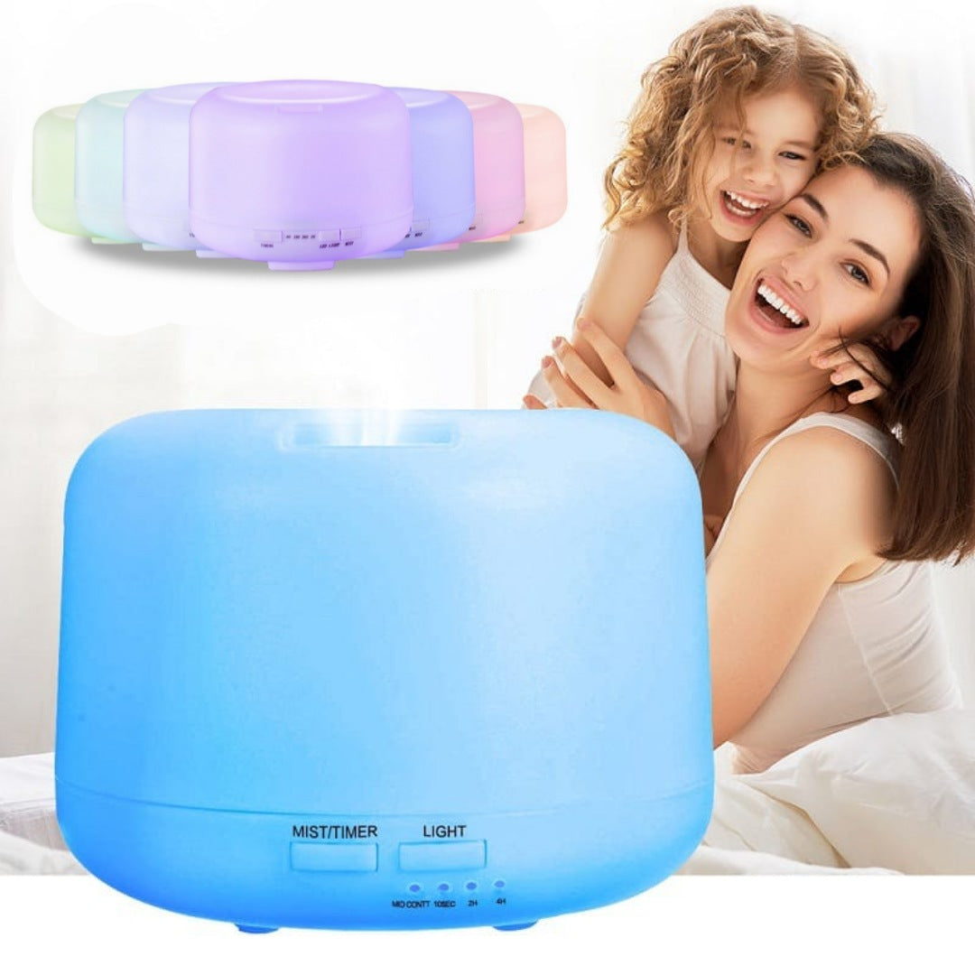 Umidificator de aer 4 ÎN 1, lampă, difuzor de parfum și aromoterapie 500 ML