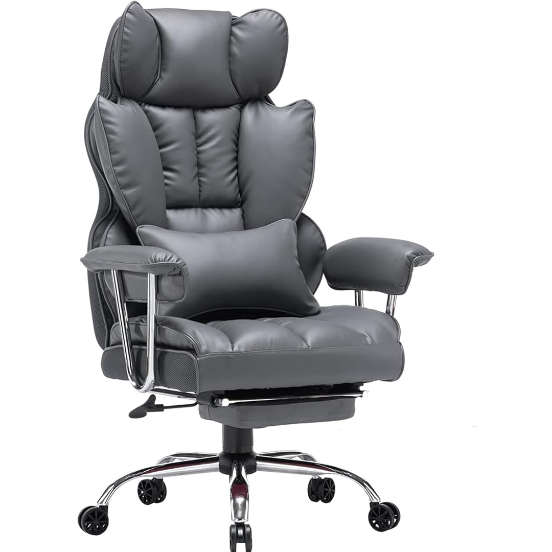 Scaun ergonomic de birou cu spate înalt