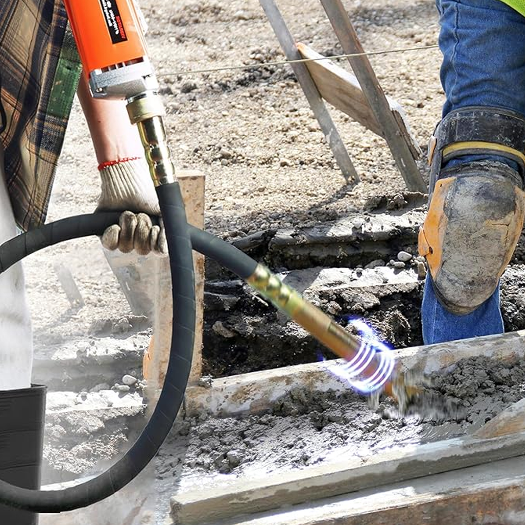 Vibrator profesional pentru beton 1300 W cu furtun de 2 m