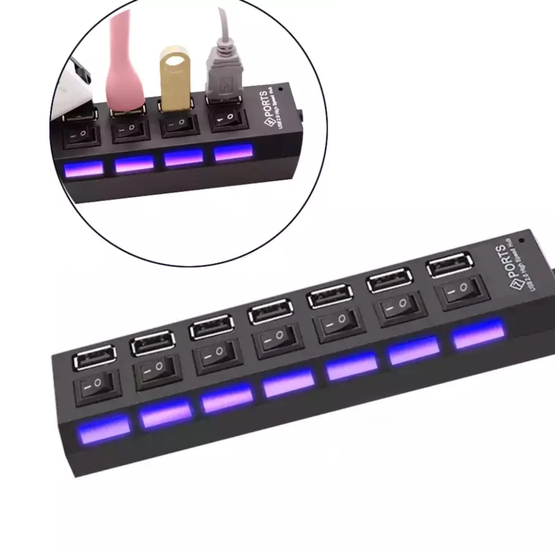Hub USB cu 7 porturi