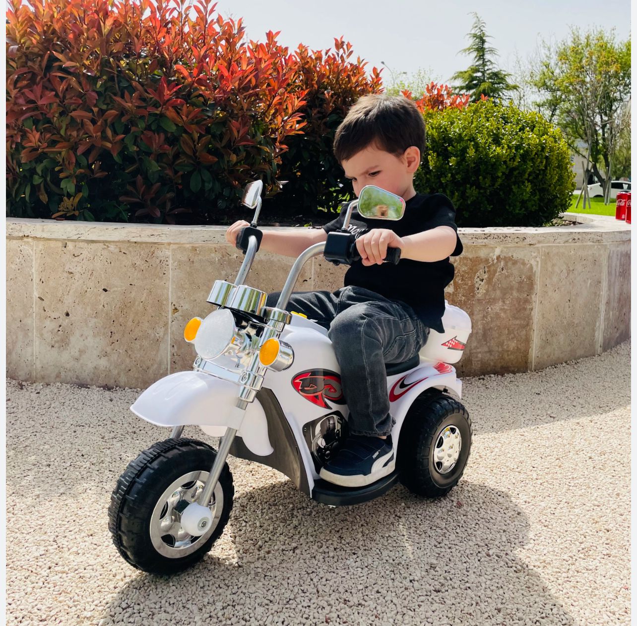 Motocicletă electrică de poliție pentru copii
