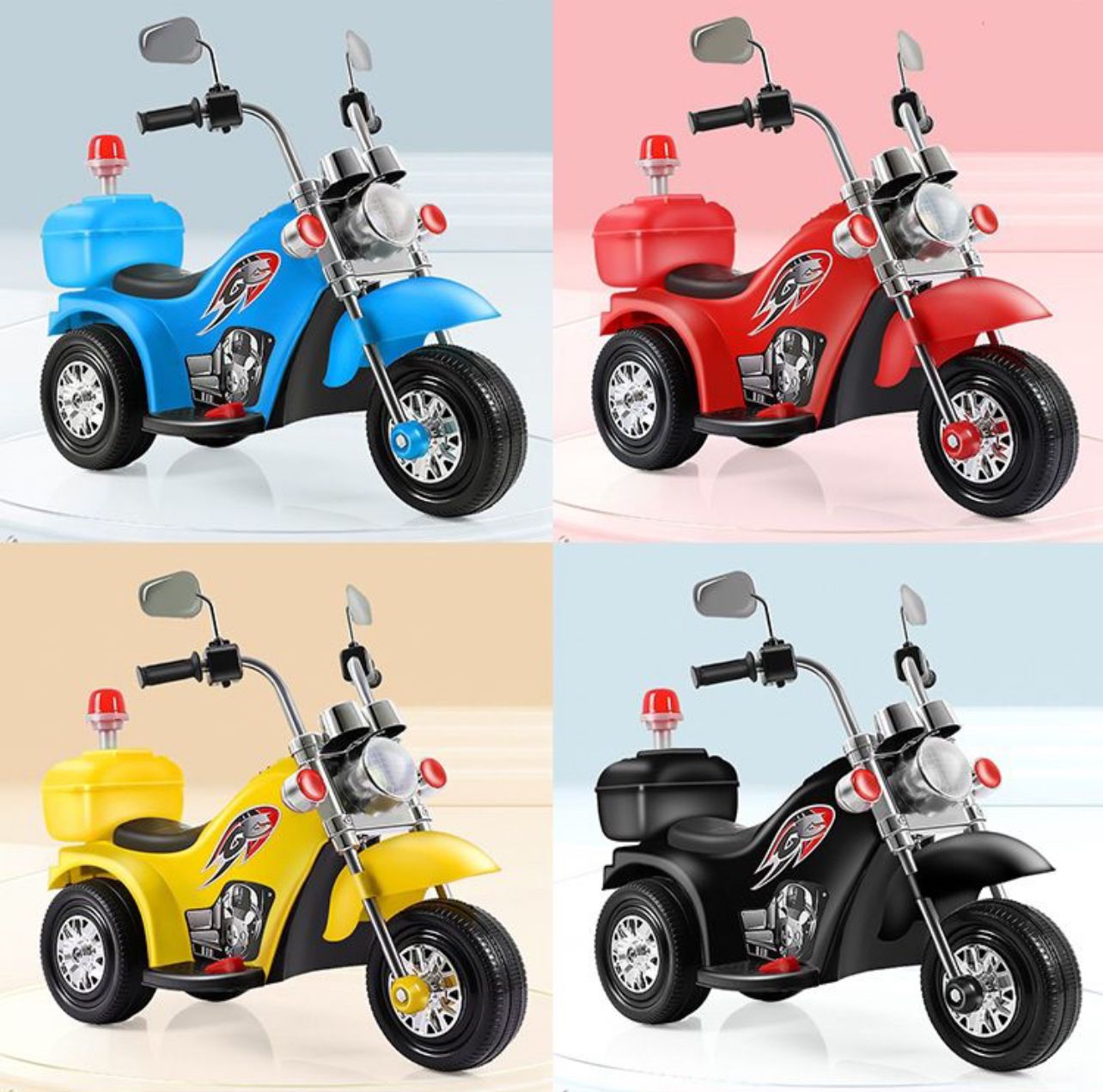 Motocicletă electrică de poliție pentru copii