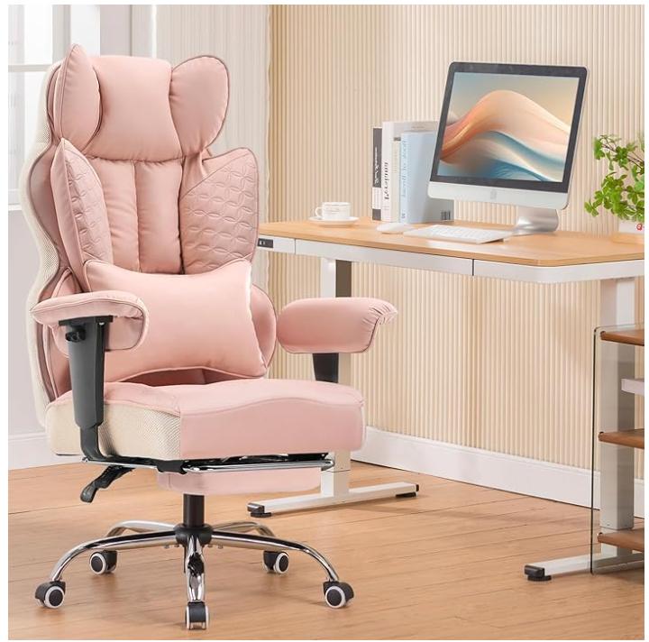 Scaun ergonomic de birou cu spate înalt