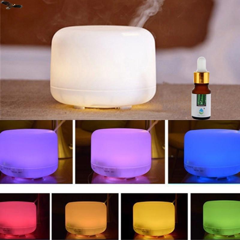 Umidificator de aer 4 ÎN 1, lampă, difuzor de parfum și aromoterapie 500 ML