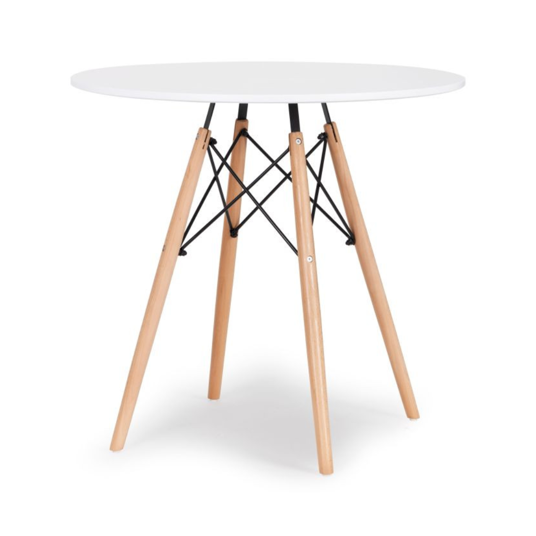 Masa Torino – Rotunda 80 cm (Alb sau Negru)