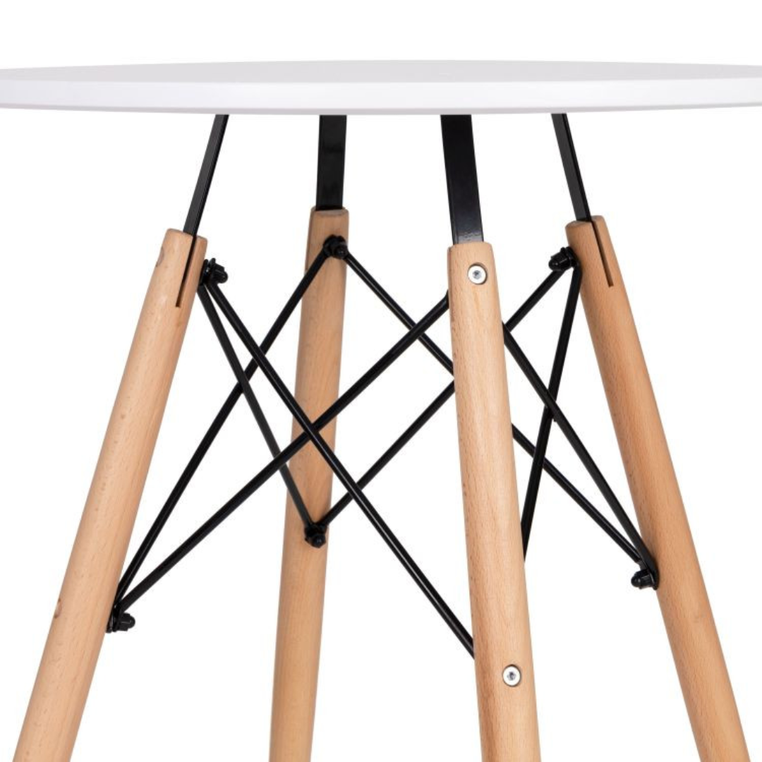 Masa Torino – Rotunda 80 cm (Alb sau Negru)
