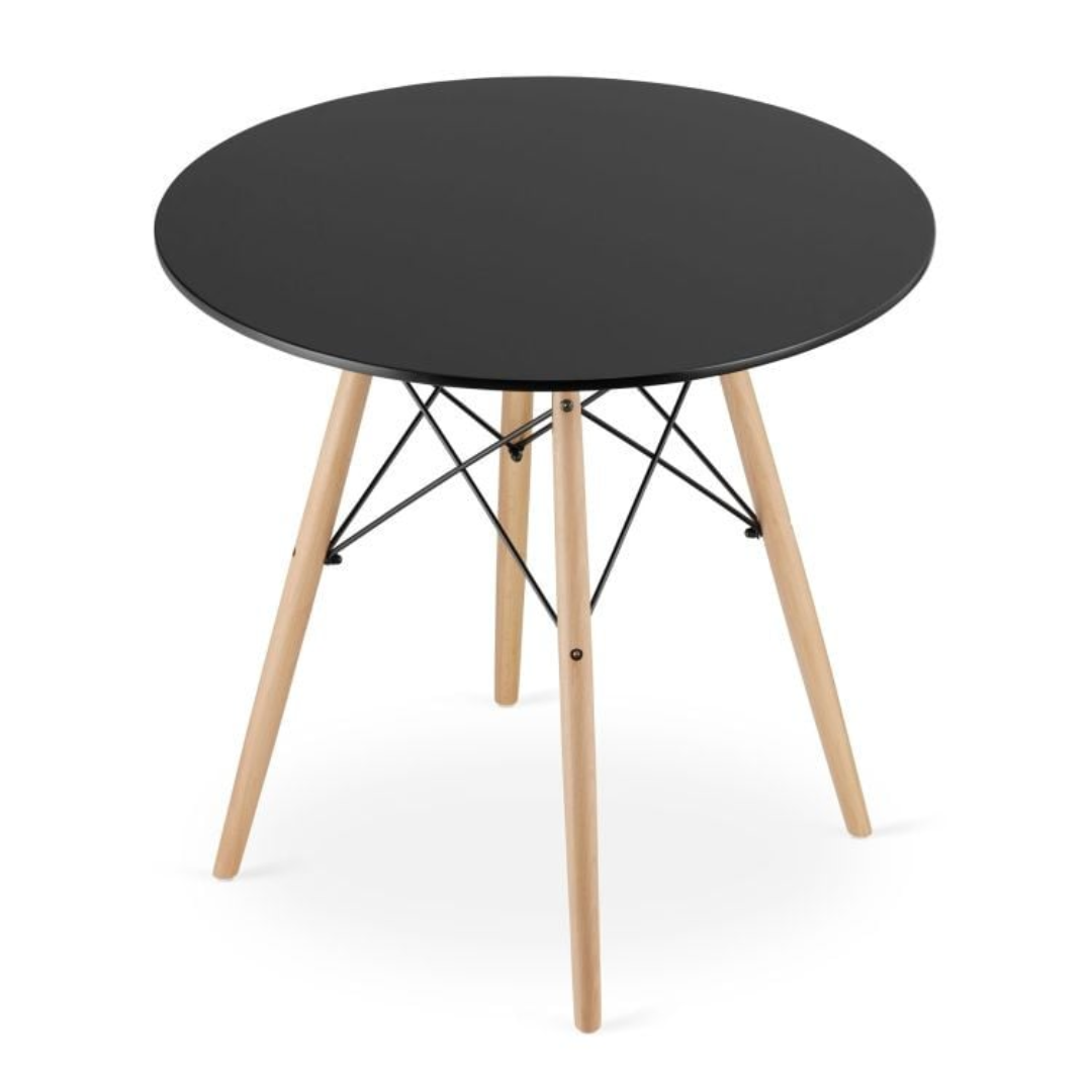Masa Torino – Rotunda 80 cm (Alb sau Negru)