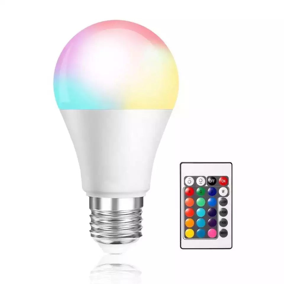 BEC LED RGB CU TELECOMANDĂ