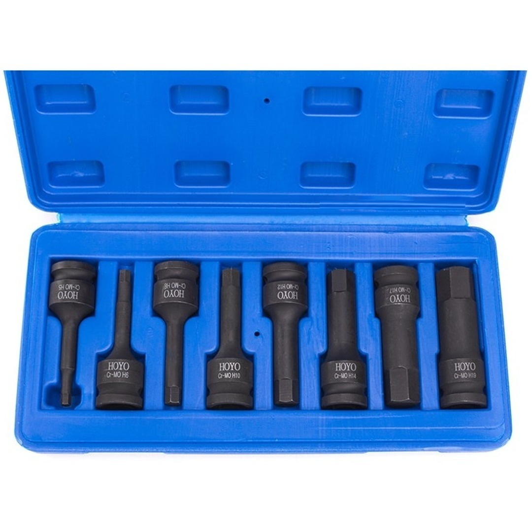 Set de 8 hexagoane parțial forjate