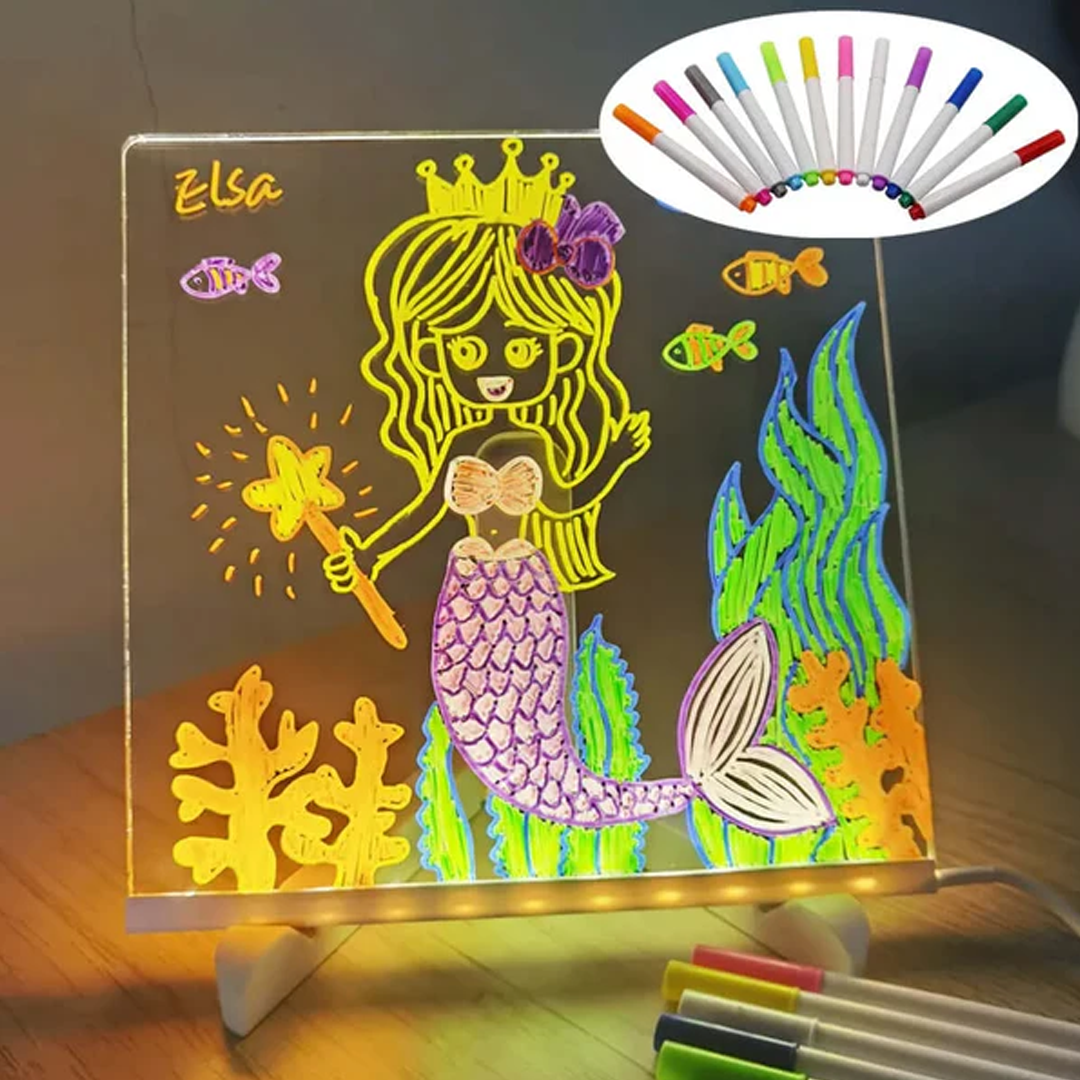 Placă LED pentru note colorate