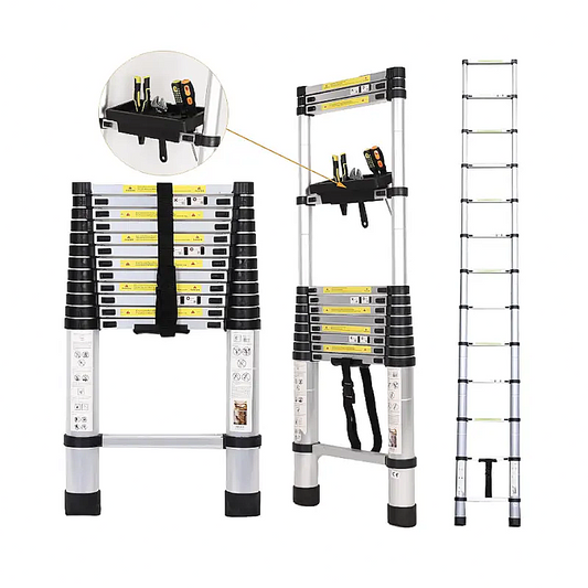Scari rabatabile din aluminiu telescopic - 3.8m