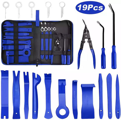 Set de 19 bucăți de pârghii din plastic pentru mașină