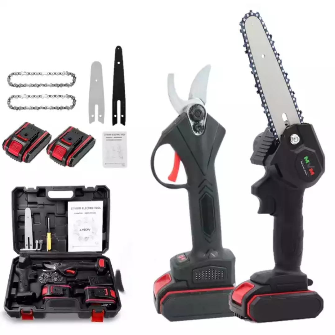 Agram Tools Aku set – ferăstrău și foarfece fără fir