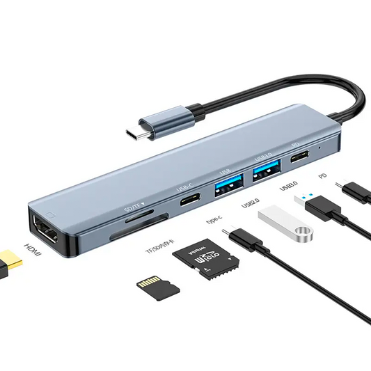 Hub USB multifuncțional 7-în-1
