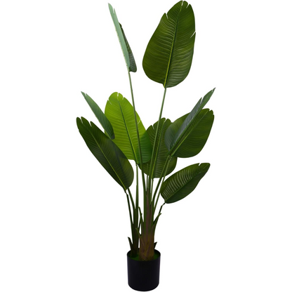 Plantă artificială – Săgeată cu frunze mari, înălțime 110 cm