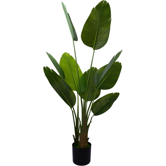 Plantă artificială – Săgeată cu frunze mari, înălțime 110 cm