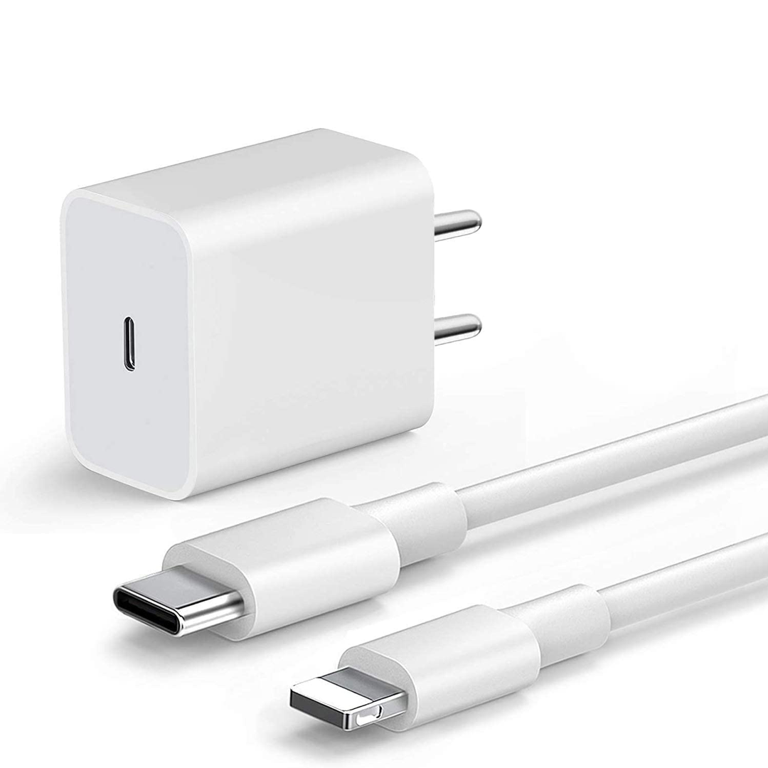 Încărcător USB-C de 20 W pentru iPhone, iPad și AirPods cu cablu (adaptor și cablu)