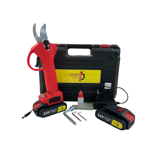 Foarfece originale Agram tools® delizs 24 V cu două baterii