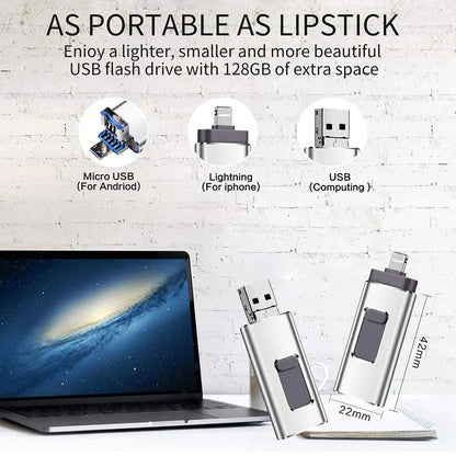 MEMORIE USB PENTRU TOATE TELEFONELE MOBILE 128 GB