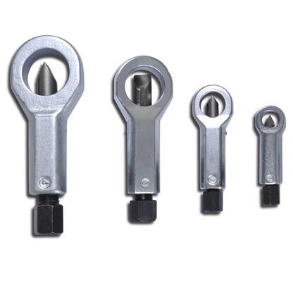 Kit de instrumente pentru îndepărtarea piulițelor din 4 piese 9mm-27mm