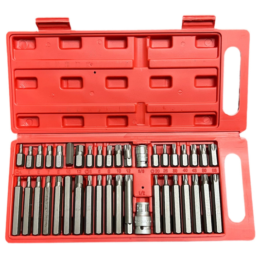 Set de biți torx crom-vanadiu din 40 de piese
