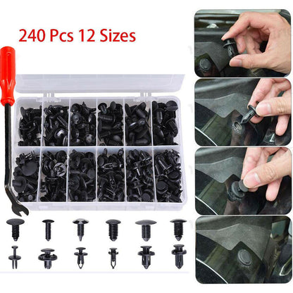 Set de 240 de elemente de fixare cu nituri Tacker