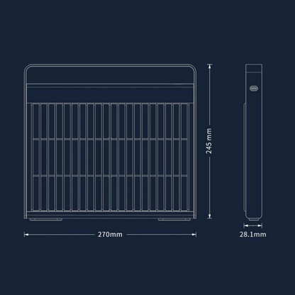 Lampă premium UV pentru țânțari – reîncărcabilă, silențioasă și portabilă