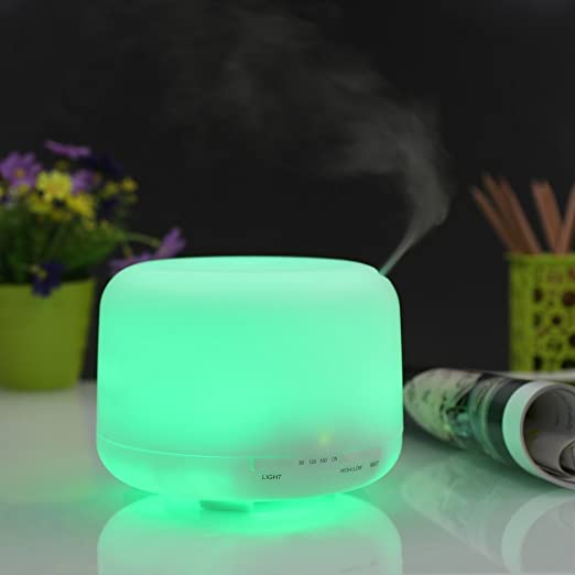 Umidificator de aer 4U1, lampă, difuzor de parfum și aromoterapie