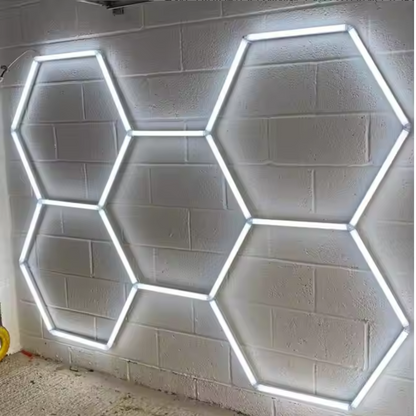 Hexagon Iluminat cu LED pentru garaje și ateliere (122x244 cm)