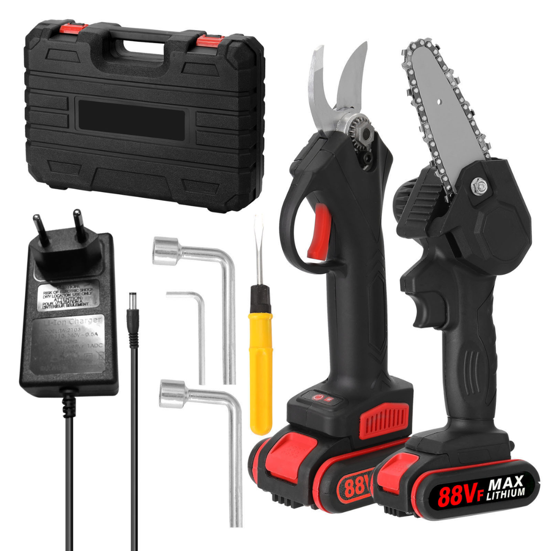 Agram Tools Aku set – ferăstrău și foarfece fără fir