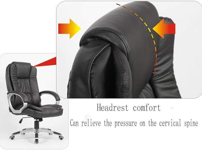 Scaun ergonomic de birou din piele ecologică