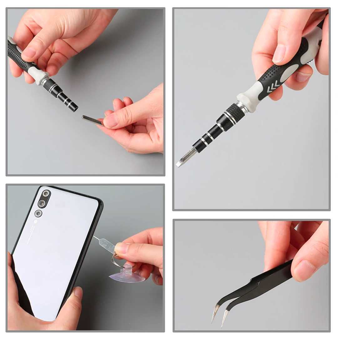 115 în 1 set de șurubelnițe și biți