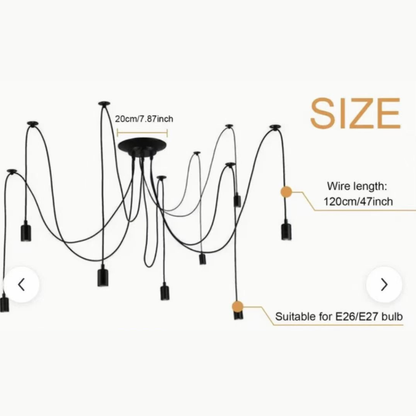 Candelabru suspendat modern