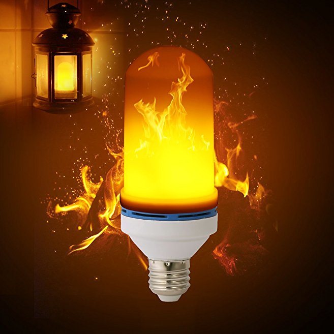 Bec led - imitatie flacara/foc